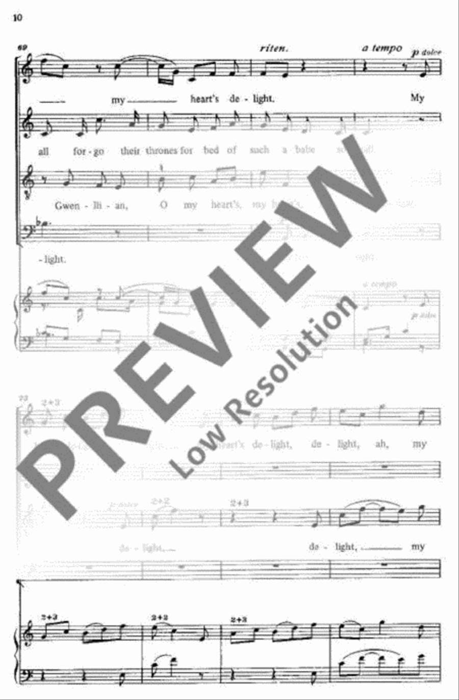 Four Songs of the British Isles 4-Part scores gallery preview page 11