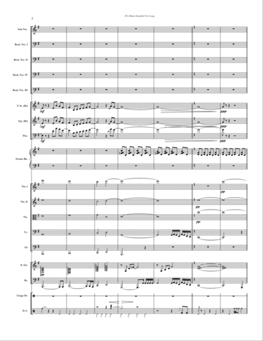 (i've Been) Searchin' So Long Small Ensemble scores gallery preview page 2