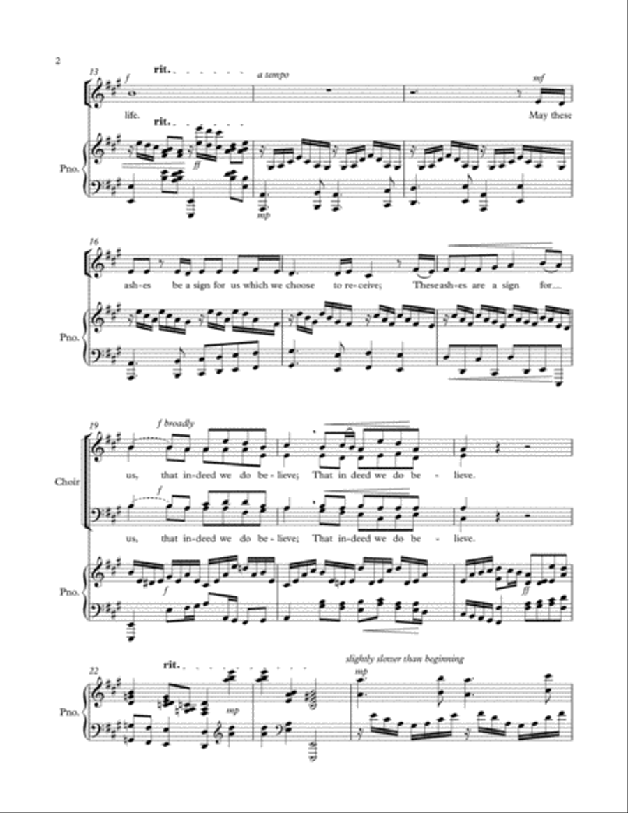 To Dust We Shall Return To Dust We Shall Return 4-Part scores gallery preview page 2