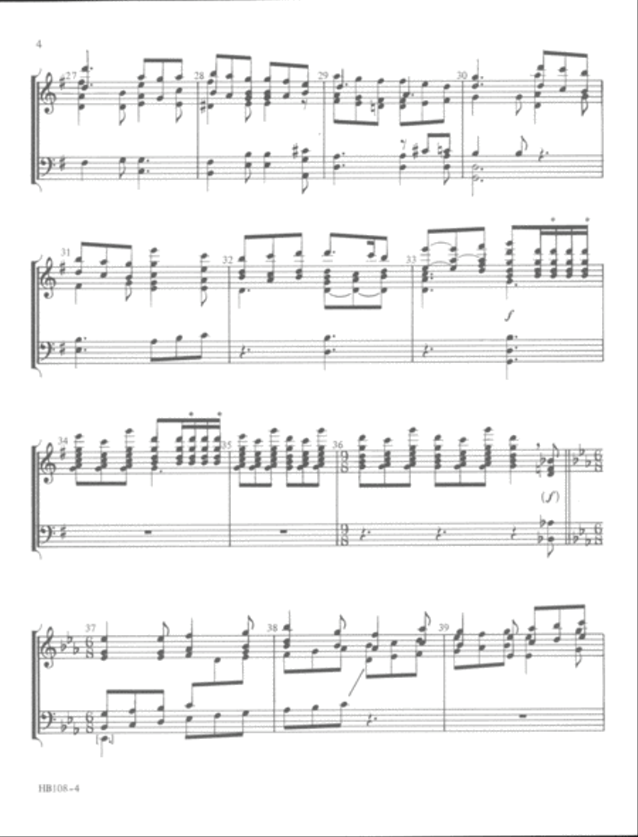 I Saw Three Ships - Gillespie 4-Octaves scores gallery preview page 8