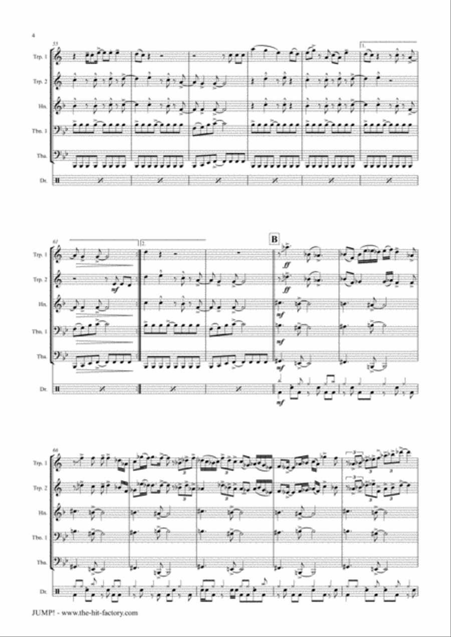 Jump Euphonium scores gallery preview page 4