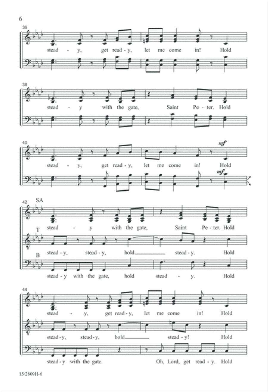 Hold Steady with the Gate Divisi scores gallery preview page 7