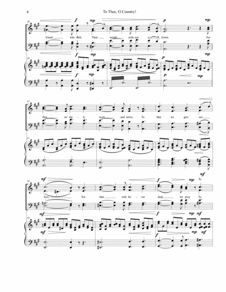 To Thee, O Country! A National Hymn image number null
