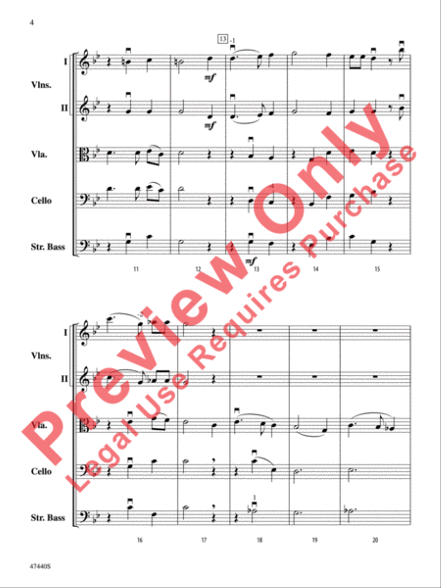 A Ralph Vaughan Williams Portrait String Orchestra scores gallery preview page 5