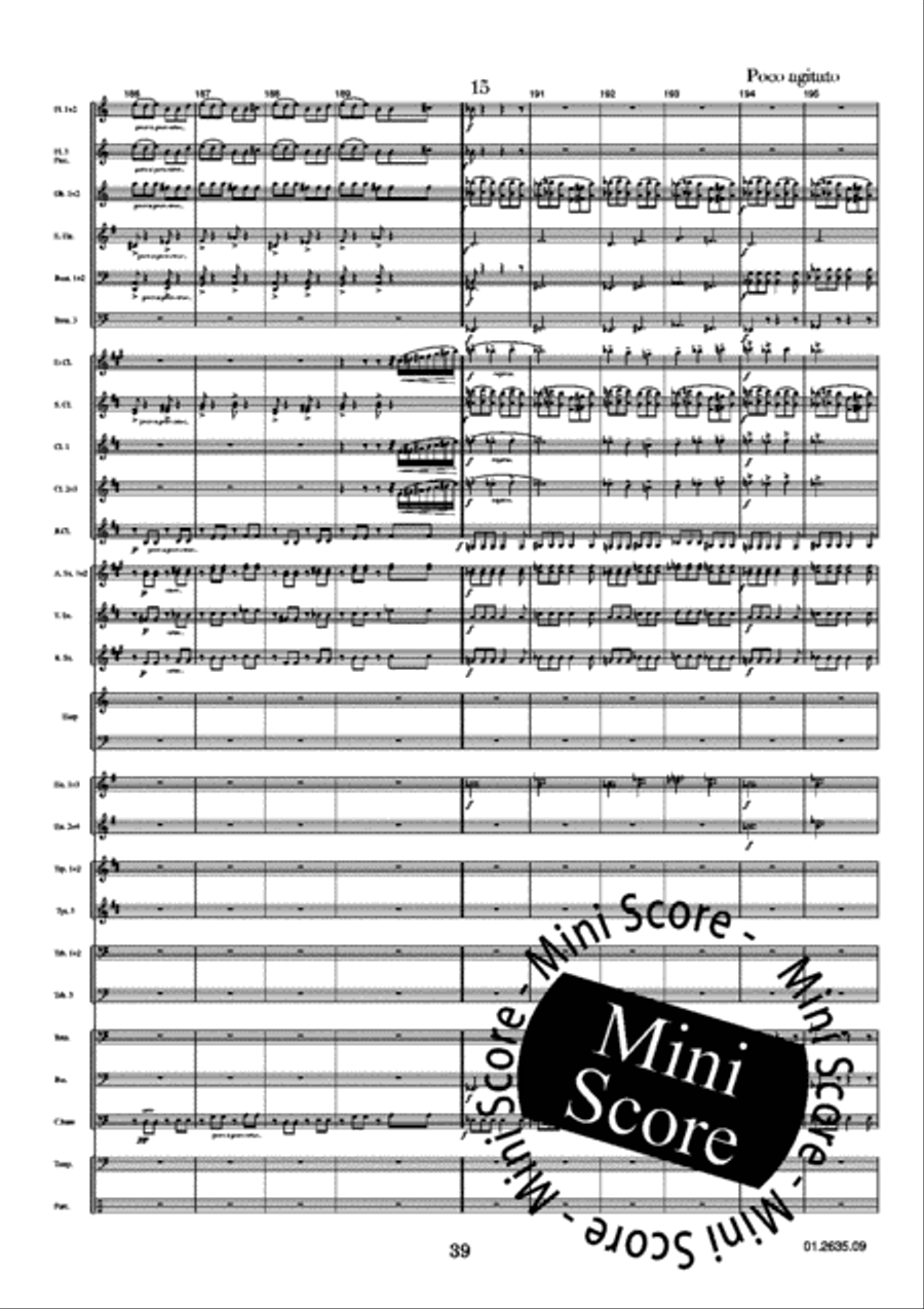 Nocturnes Concert Band scores gallery preview page 41