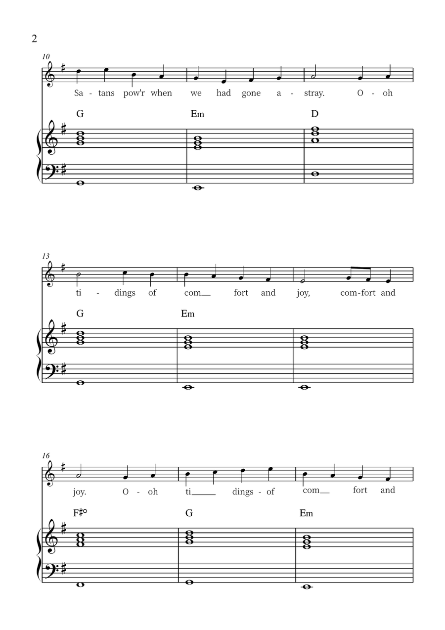 God Rest Ye Merry, Gentlemen Violin Solo scores gallery preview page 2