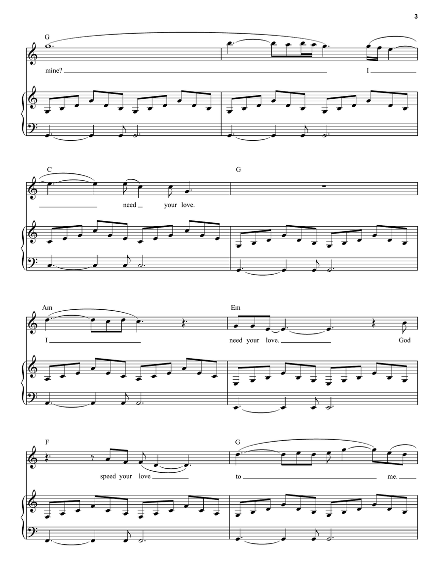Unchained Melody Voice scores gallery preview page 3