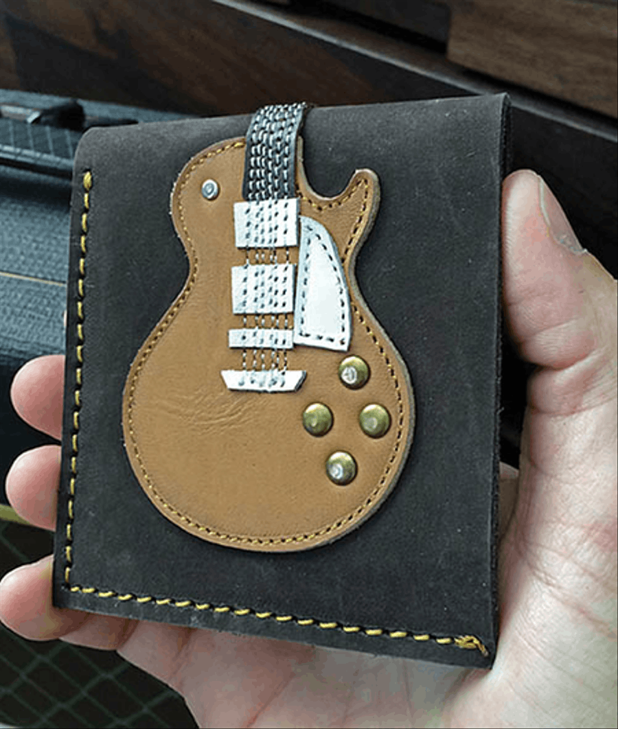 Honey Burst Single Cutaway Electric Guitar Wallet Electric Guitar scores gallery preview page 2