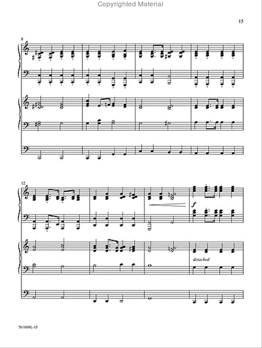 Amazing Grace Amazing Grace Organ scores gallery preview page 3