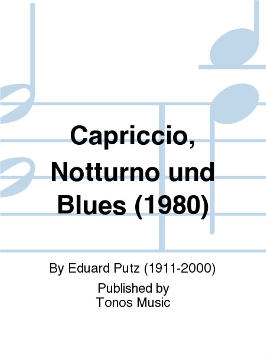 Capriccio, Notturno und Blues (1980) Piano Solo scores gallery preview page 1