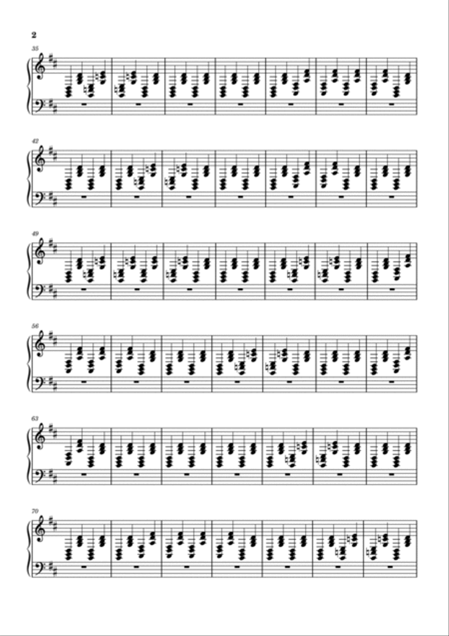 Full Peace Easy Piano scores gallery preview page 2