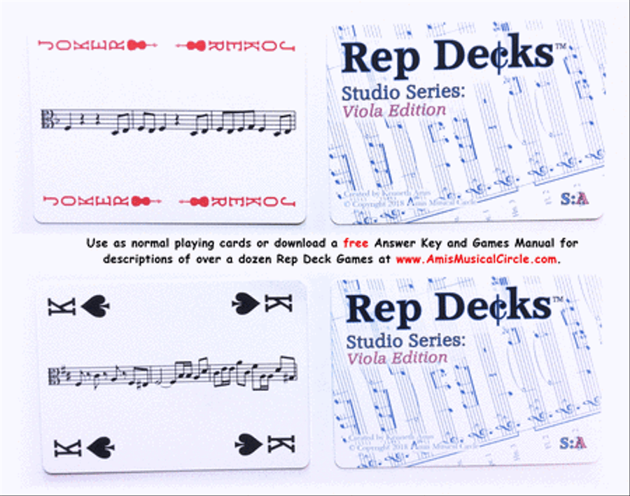 Rep Decks Studio Series: Viola Edition Viola scores gallery preview page 2