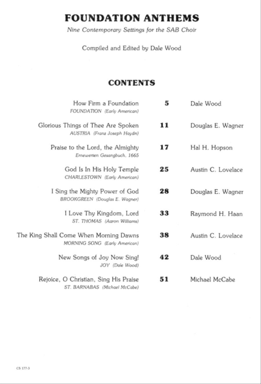 Foundation Anthems Foundation Anthems 3-Part scores gallery preview page 5