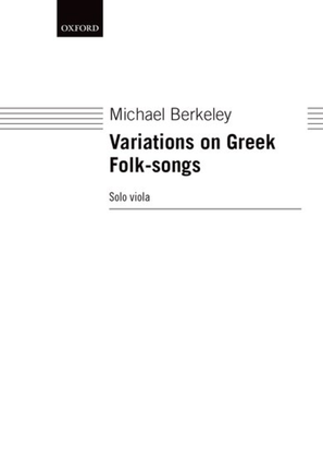 Variations on Greek Folk-songs
