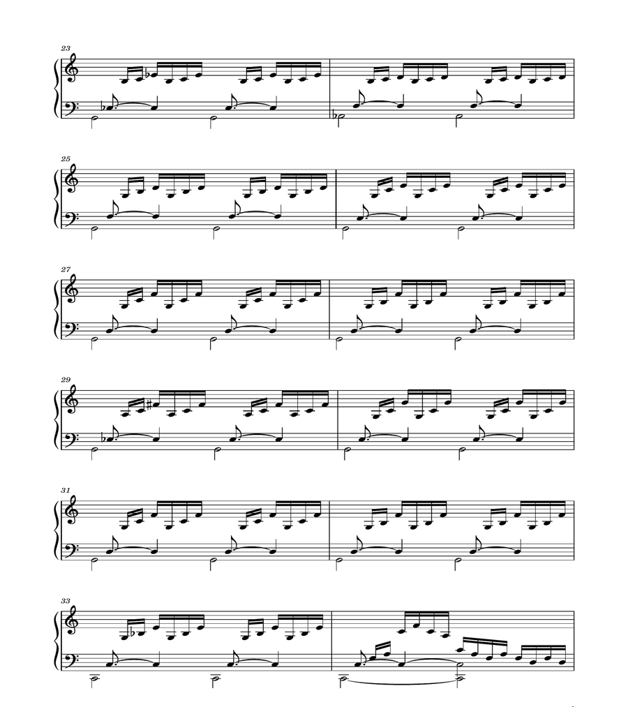 Bach - Prelude in C major - BWV 846 Piano Method scores gallery preview page 3