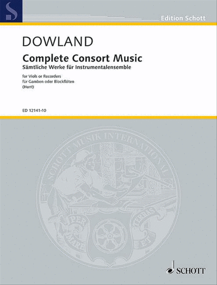 Dowland Consort Music Score SATTB scores gallery preview page 1