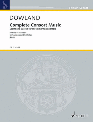 Dowland Consort Music Score