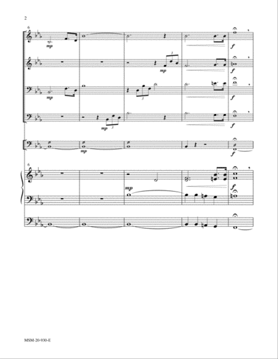 Solemn Processional (from Solemn Entrance of the Knights of the Order of St. John) Organ scores gallery preview page 2
