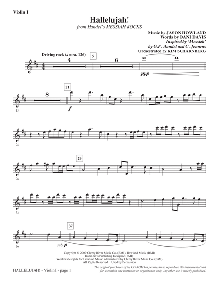 Hallelujah! (from Messiah Rocks) - Violin 1