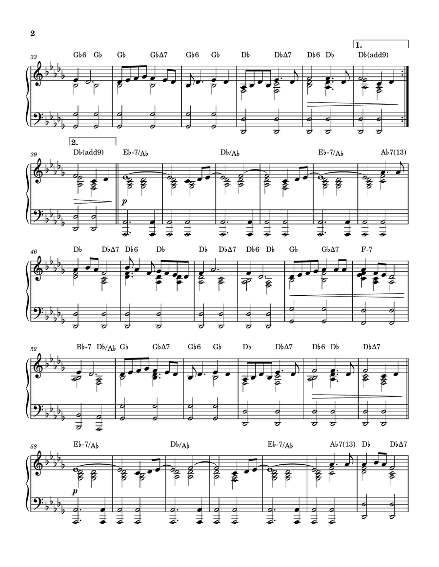 On My Own Piano Solo scores gallery preview page 2