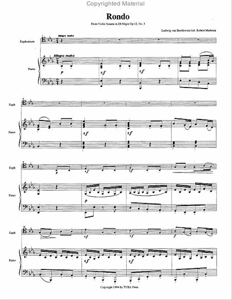 Rondo Euphonium scores gallery preview page 2