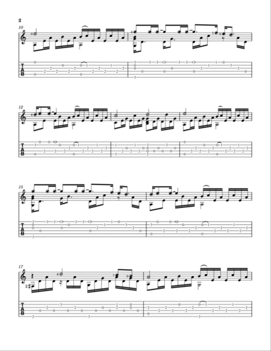 Dust In The Wind Dust In The Wind Electric Guitar scores gallery preview page 2