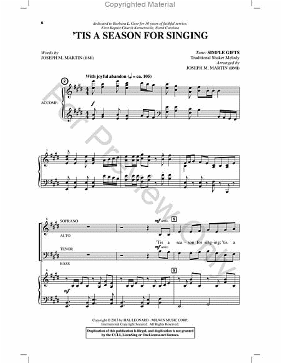 Appalachian Winter Choir scores gallery preview page 5