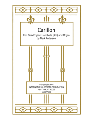 Book cover for Carillon for English Handbells and Organ