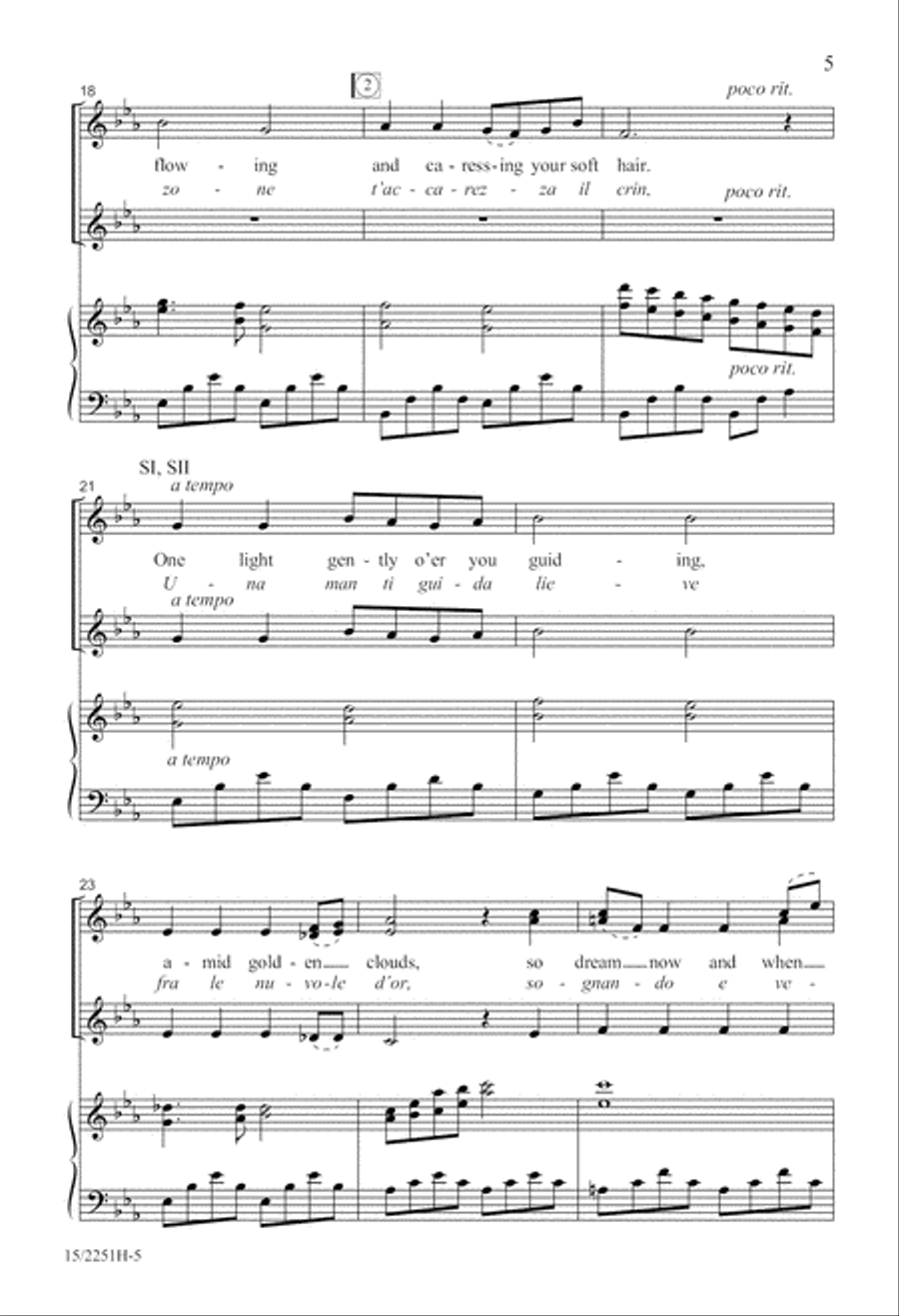 Mille Cherubini in Coro Mille Cherubini in Coro SSA scores gallery preview page 6