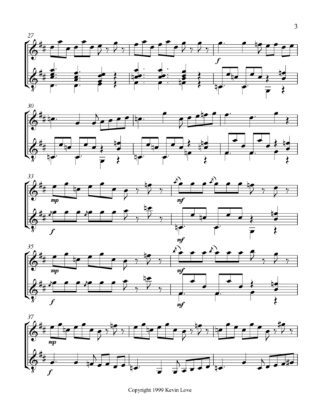 Three Entertainments for Flute And Guitar - Fiesta - Score and Parts image number null