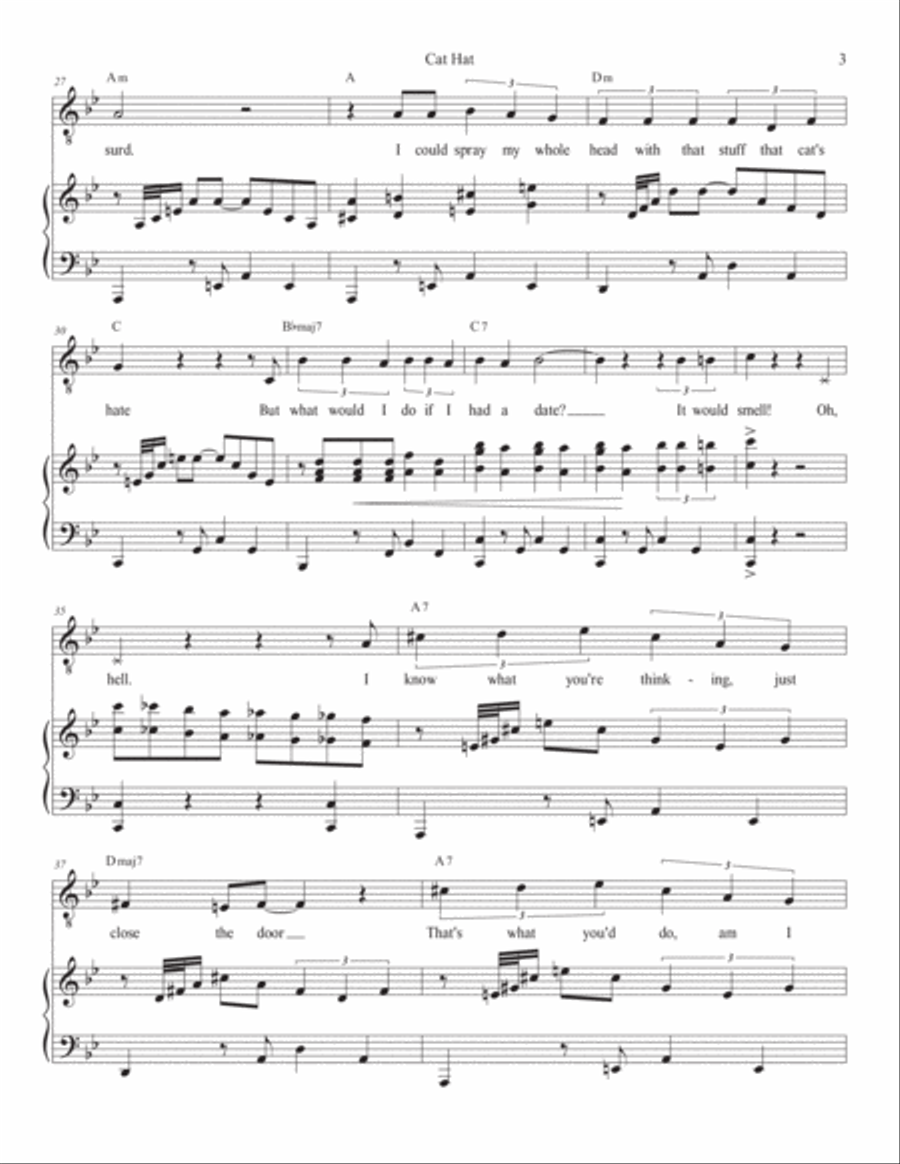 Cat Hat Voice scores gallery preview page 3