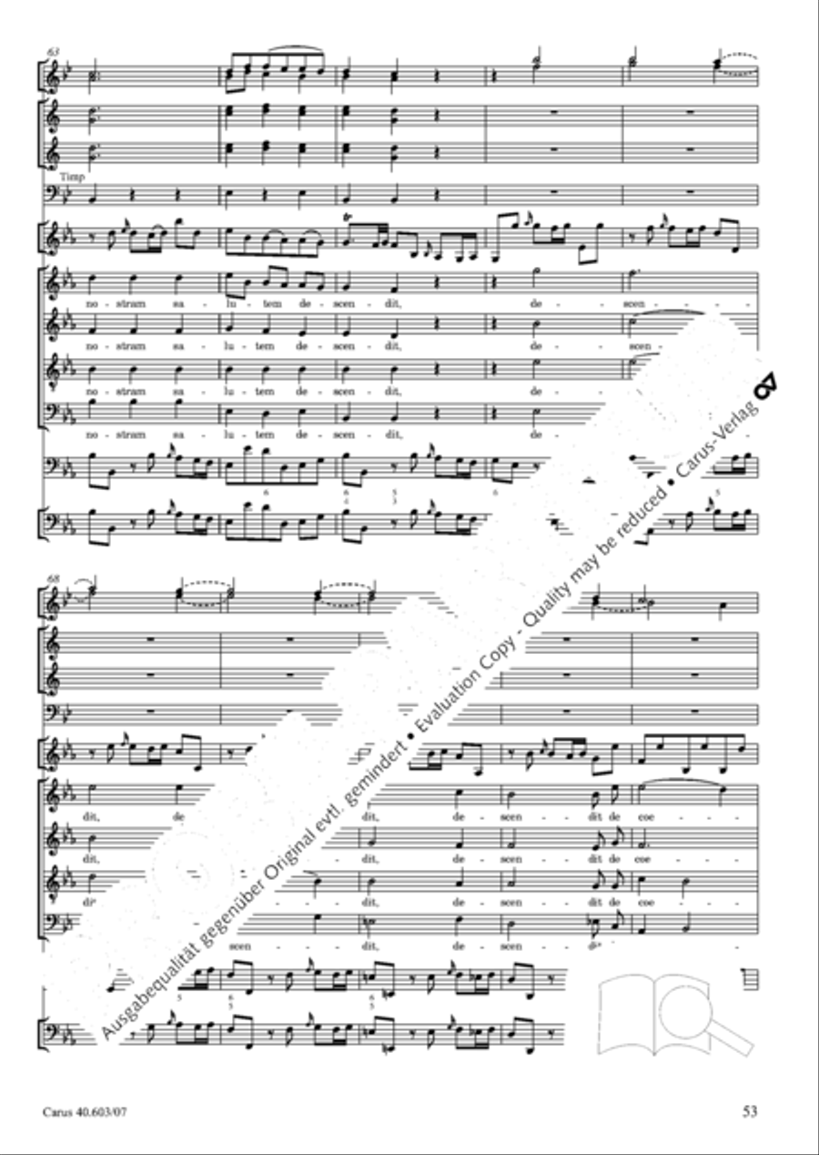 Grosse Orgelsolomesse in Es 4-Part scores gallery preview page 66