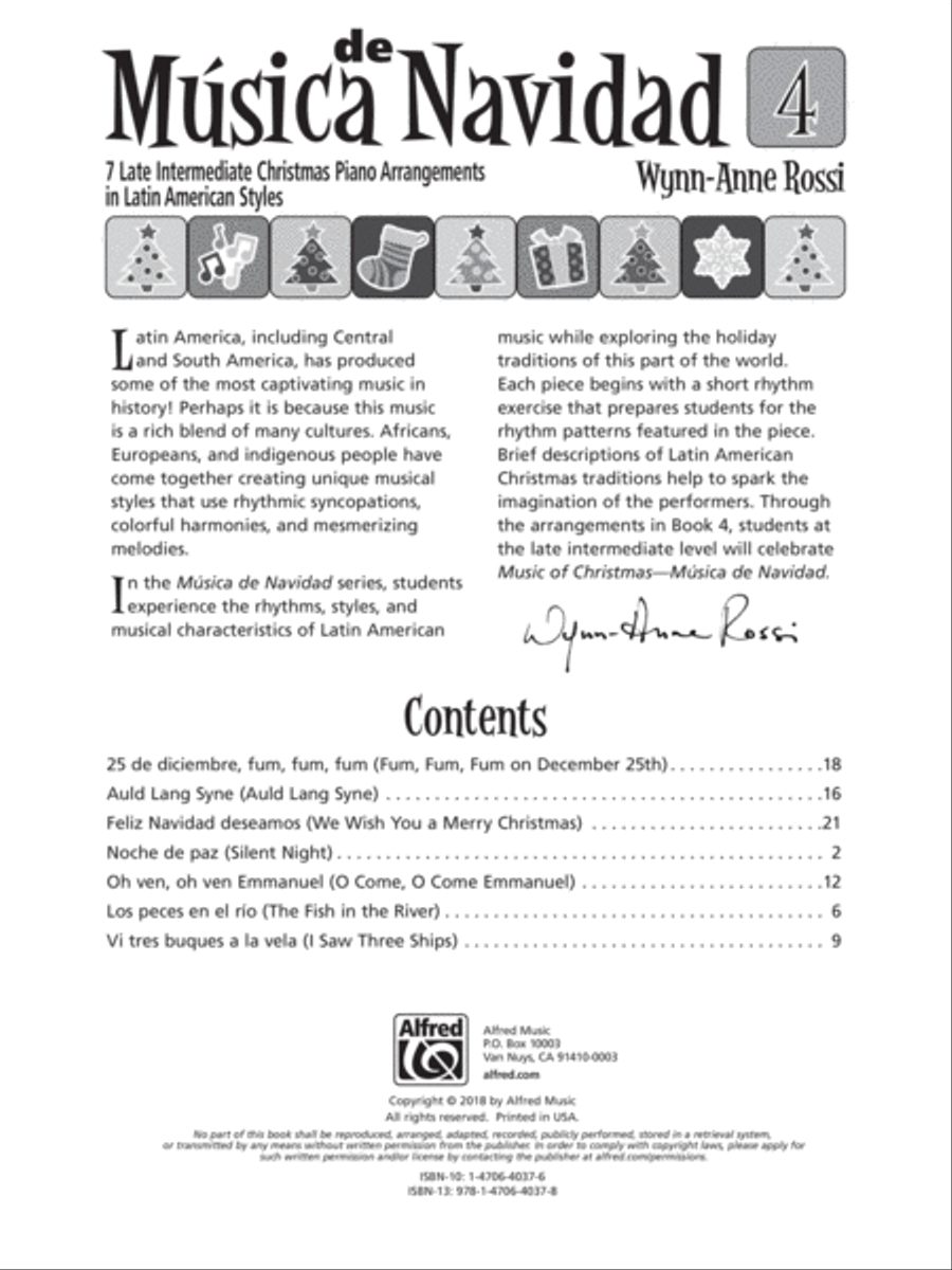 Música de Navidad, Books 3 & 4 (Value Pack) Piano Solo scores gallery preview page 5