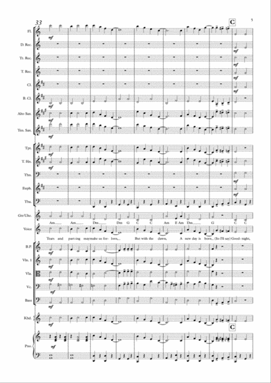 Goodnight Sweetheart Divisi scores gallery preview page 5