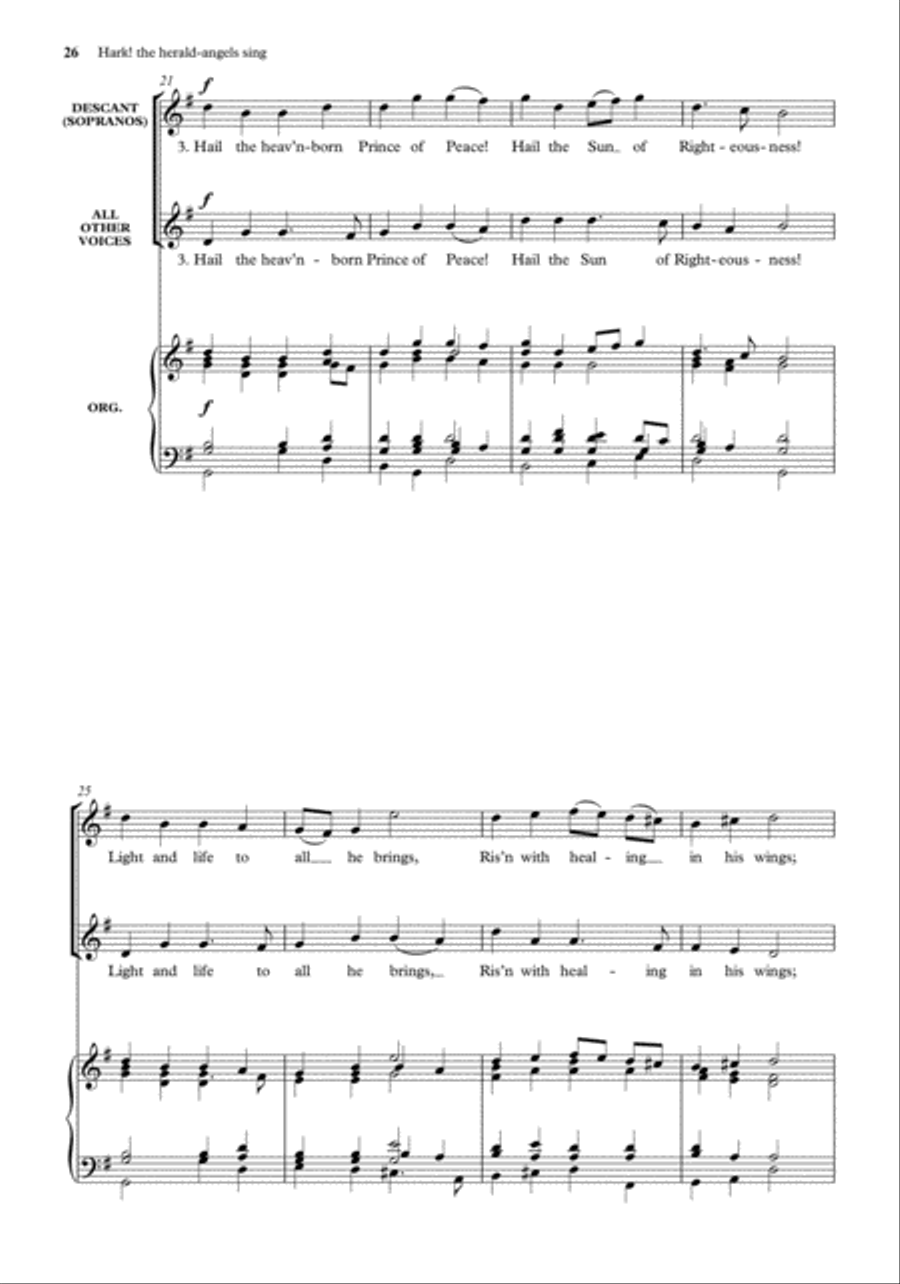 A Celebration in Carols 4-Part scores gallery preview page 7