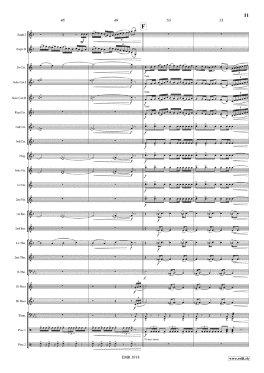Celtic Folk Celtic Folk Brass Band scores gallery preview page 11