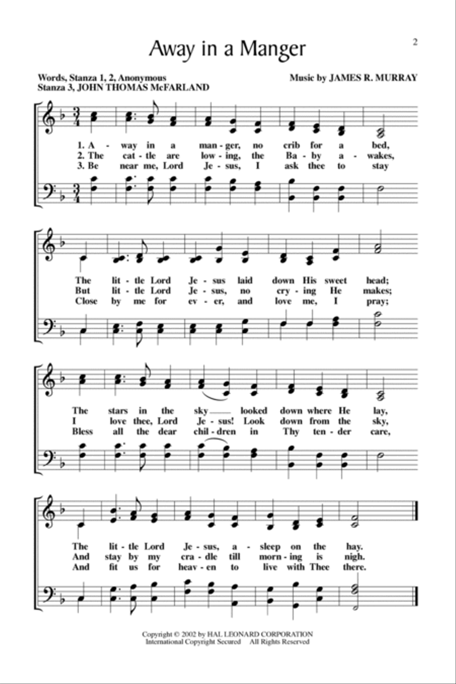 25 Christmas Carols for SATB / 4-Part Choir 4-Part scores gallery preview page 2