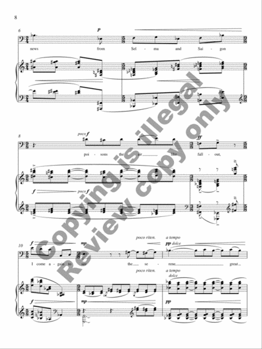 Songs for Baritone, Volume 1 Baritone Voice scores gallery preview page 8