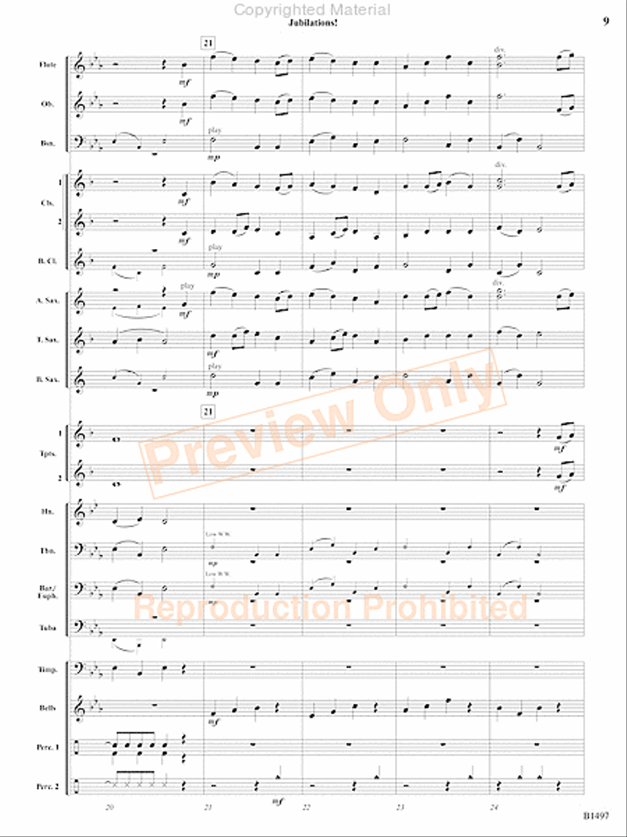 Curtain Up! Concert Band scores gallery preview page 54