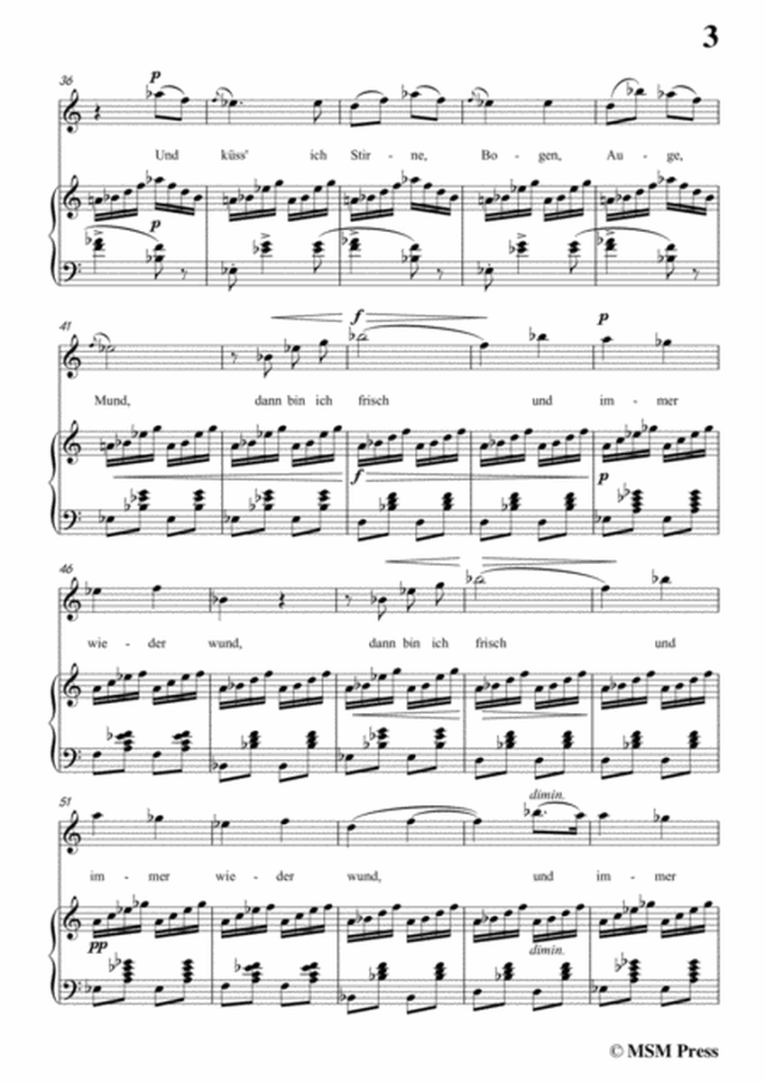 Schubert-Versunken,in C Major,for Voice&Piano