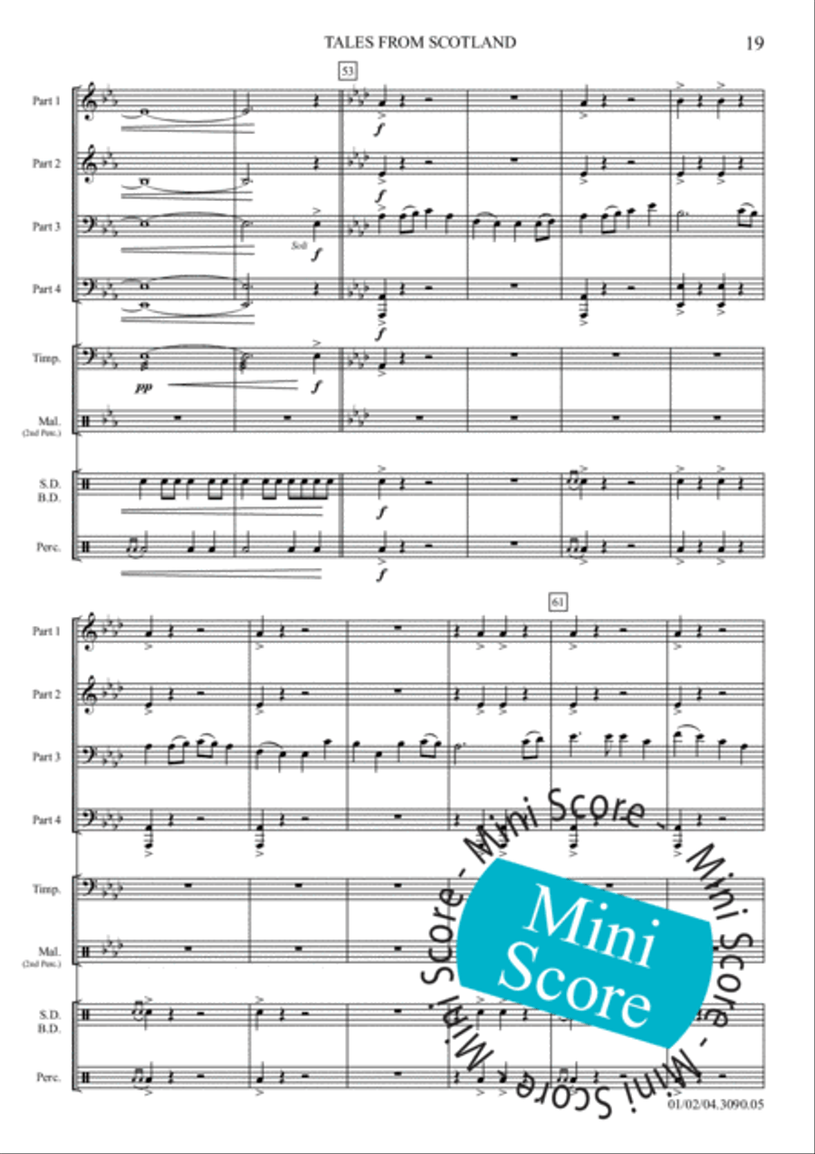 Tales from Scotland Brass Ensemble scores gallery preview page 23