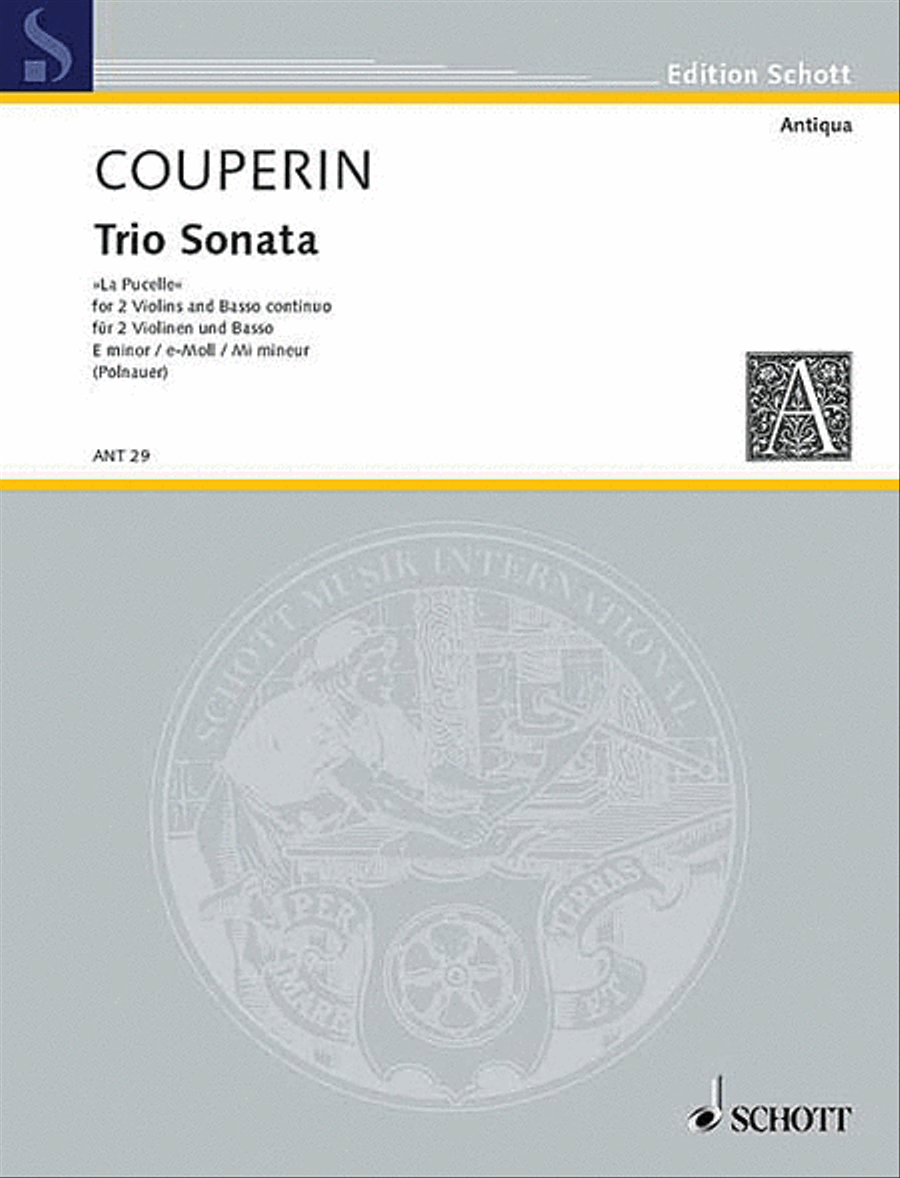 Trio Sonata 1 E Minor “La Pucelle” Violin scores gallery preview page 1