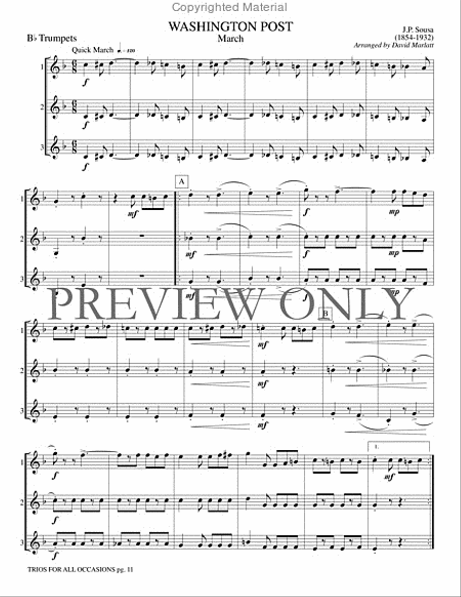 Trios for All Occasions Small Ensemble scores gallery preview page 12