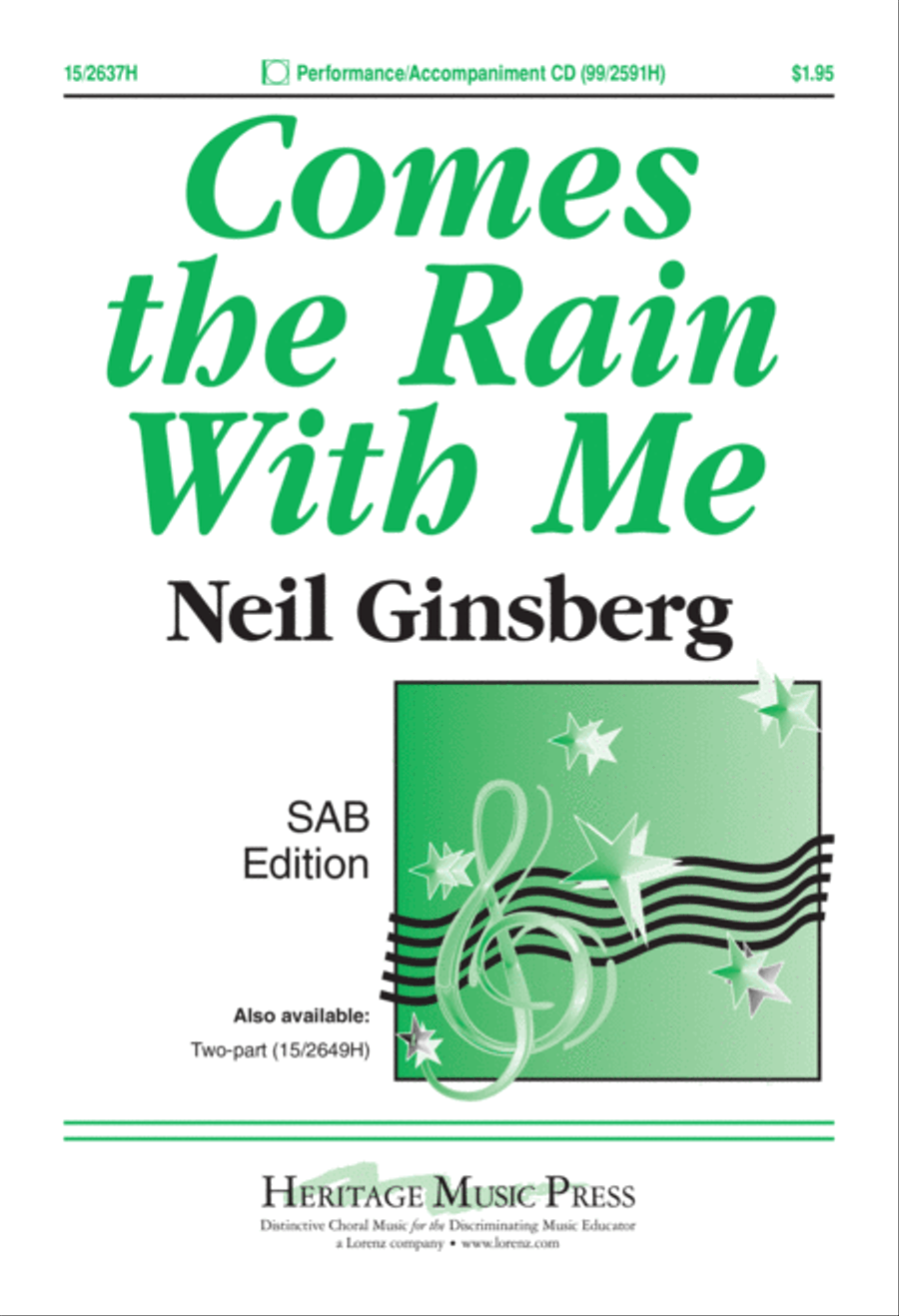 Comes the Rain With Me 3-Part scores gallery preview page 2