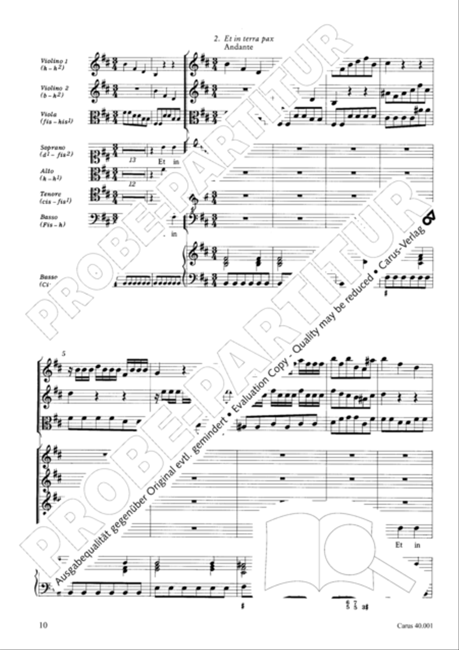 Gloria in D SSA scores gallery preview page 17