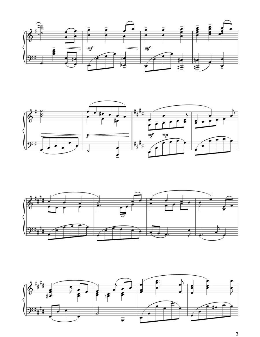 Reprise ... (from Spirited Away) Piano Solo scores gallery preview page 3