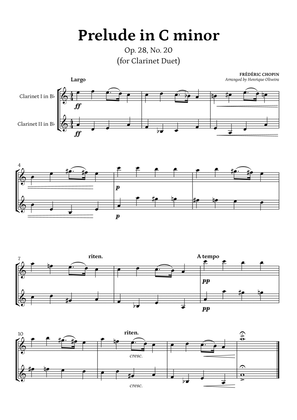 Prelude Op. 28, No. 20 (Clarinet Duet) - Frédéric Chopin