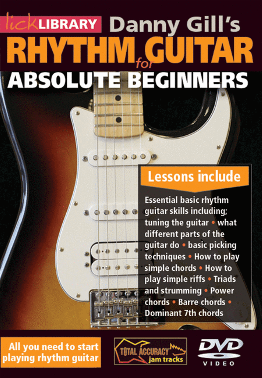 Danny Gill's Rhythm Guitar for Absolute Beginners Electric Guitar scores gallery preview page 1