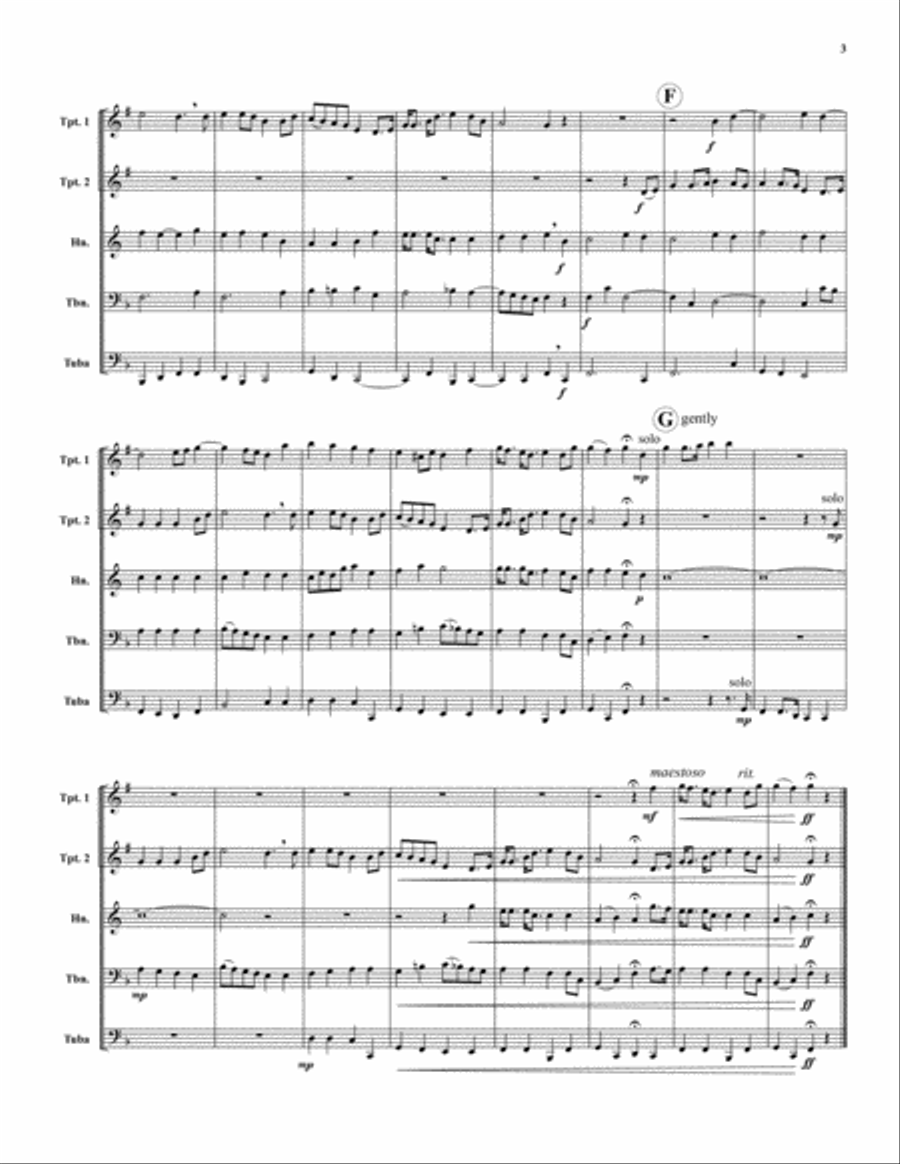 Loch Lomond Brass Quintet scores gallery preview page 3