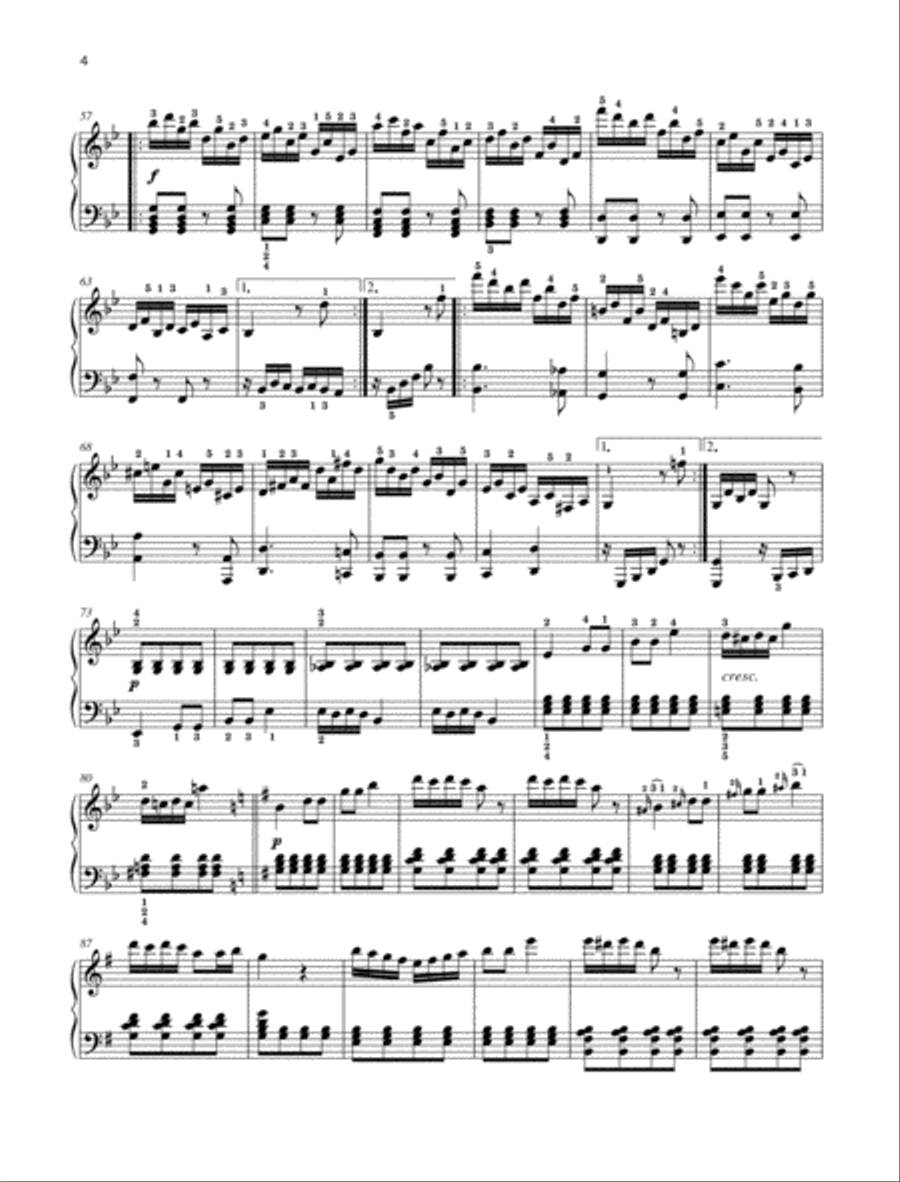 Rage over a lost penny, Op. 129 Piano Solo scores gallery preview page 3